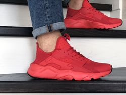  Кроссовки мужские Nike Air Huarache красные