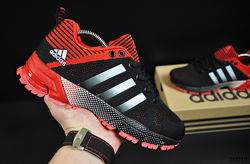 Кроссовки Adidas Fast Marathon черный с красным  37-41р