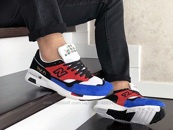  Кроссовки мужские New Balance 1500 синий с красным