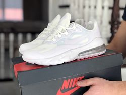  Кроссовки мужские Nike Air Max 270 React белые