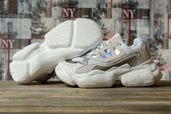  Кроссовки женские Hugo white/beige