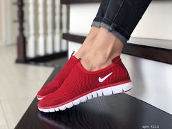 Кроссовки женские низкие Nike Free Run 3.0 красные