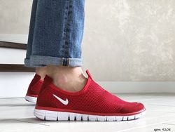 Кроссовки летние мужские Nike Free Run 3.0, красные 9208