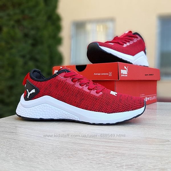 Кроссовки женские Puma Hybrid красные