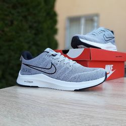 Кроссовки мужские Nike Zoom, светло серые 