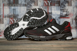 Кроссовки женские Adidas Marathon Tn, черные с красным