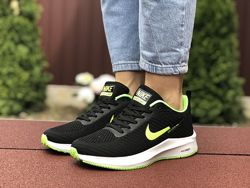 Кроссовки женские Nike Flyknit Lunar 3, черный с салатовым