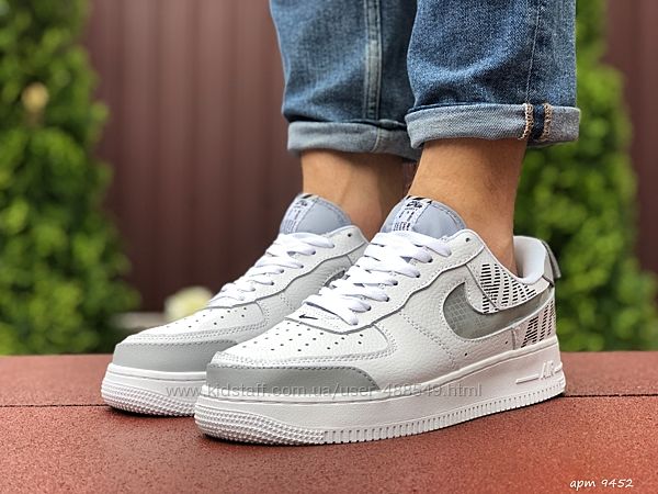  Кроссовки мужские Nike Air Force, белые 9452