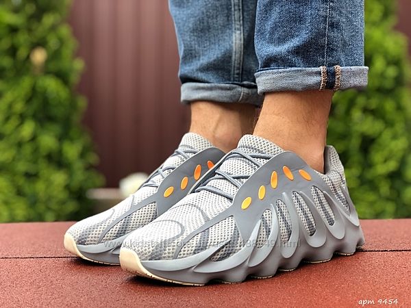  Кроссовки мужские Adidas Yeezy 451, серые