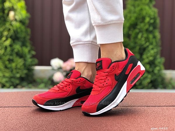Кроссовки женские Nike Air Max 90, красные