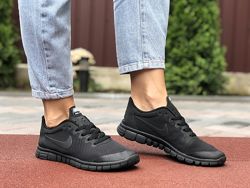 Кроссовки женские Nike Free Run 3.0, черные