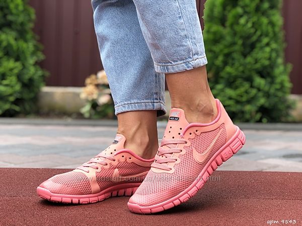 Кроссовки женские Nike Free Run 3.0, розовые