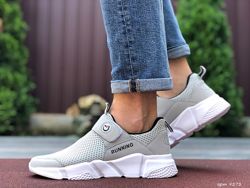 Кроссовки мужские Running светло серые