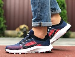  Кроссовки мужские Nike Zoom, темно синие с красным