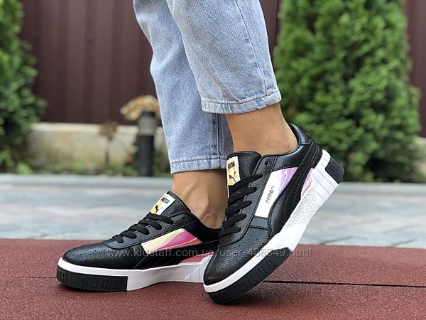 Кроссовки женские Puma, черный/хамелеон