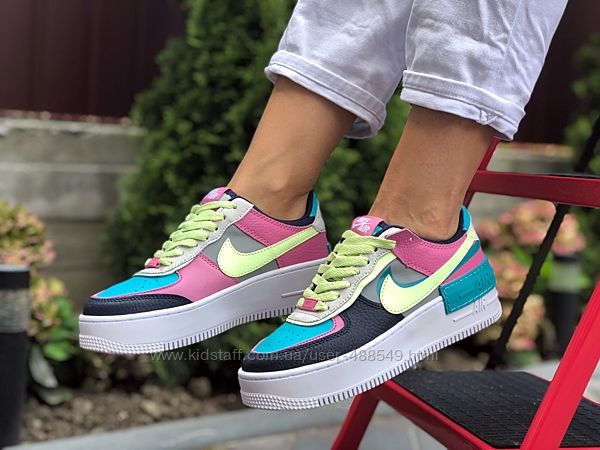 Кроссовки женские Nike Air Force 1 Shadow, разноцвет 9667
