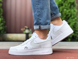  Кроссовки мужские Nike Air Force 1, белые ТОП