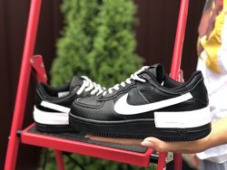 Кроссовки женские Nike Air Force 1 Shadow, черный с белым