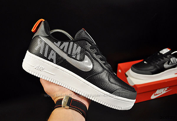  Кроссовки мужские Nike air force 1 max gross, черные 