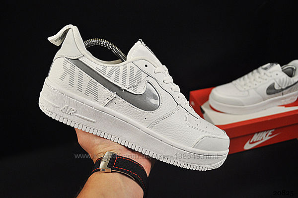 Кроссовки мужские Nike air force 1 max gross, белые