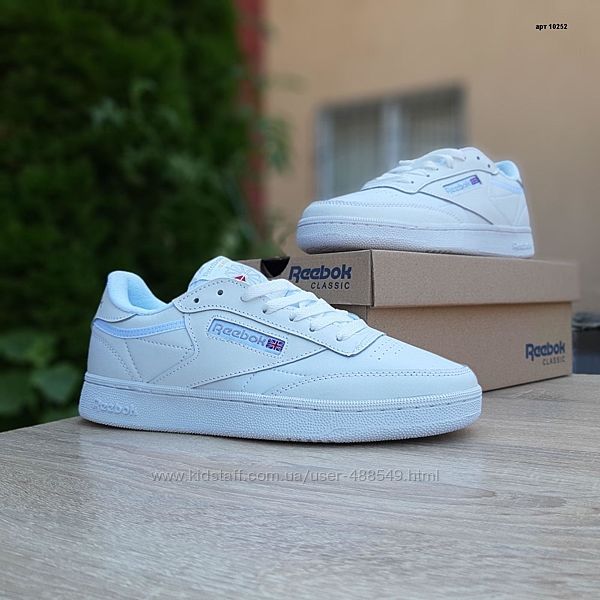  Кроссовки мужские Reebok Classic Club C, белые