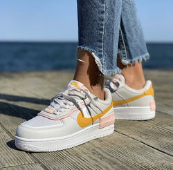  Кроссовки женские Nike Air Force 1 Shadow, серые