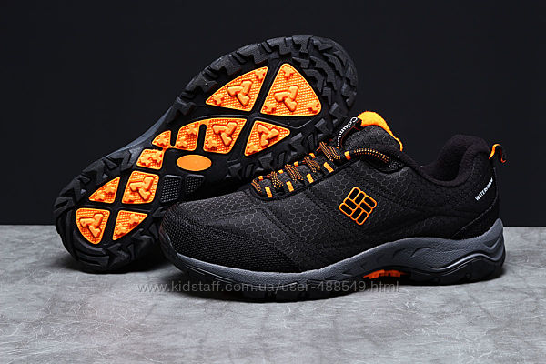 Зимние мужские кроссовки Коламбия, черные