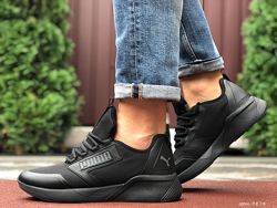  Кроссовки мужские термо Puma, черные 