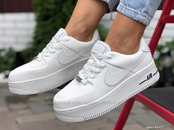 Кроссовки женские Nike Air Force AF-1, белые
