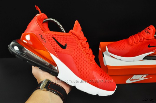 кроссовки Nike Air Max 270 арт. 20625 мужские, красные, найк