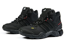 Зимние мужские кроссовки adidas 465, черные