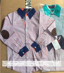 Детская котоновая рубашка для мальчика S&D 134-164 р.