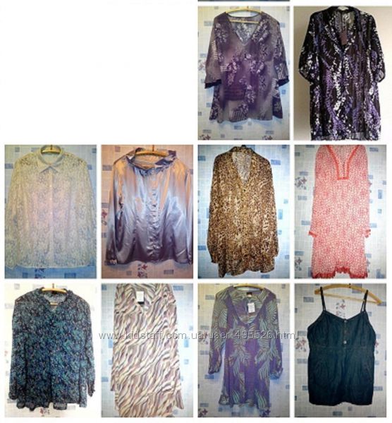 Блузки и туники, размеры  52-60