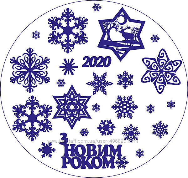 Сніжинки з пінопласту. Новорічний декор