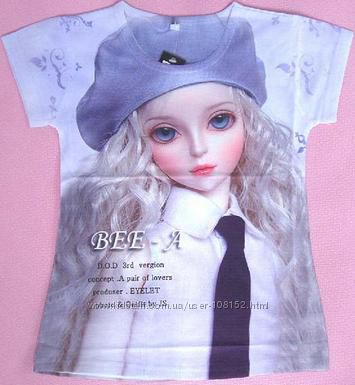 Модная футболочка с принтом