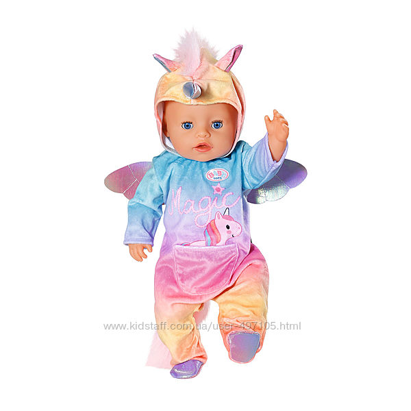 Одежда для куклы BABY born - Радужный единорог беби борн