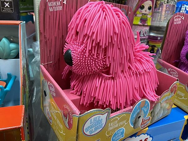 Интерактивная игрушка Jiggly Pup - Озорной щенок розовый