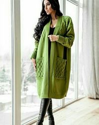 Стильные пальто кардиган оверсайз