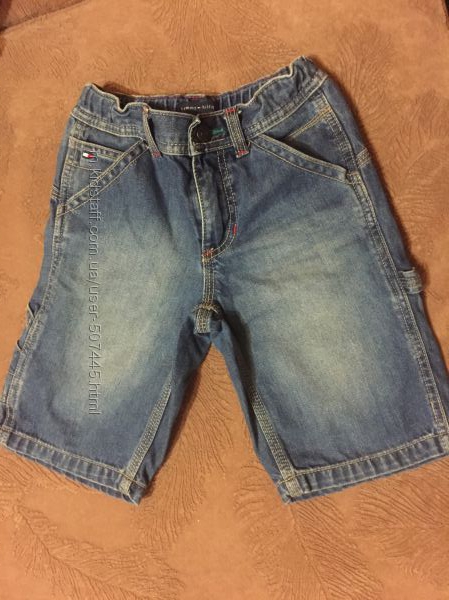 Джинсовые шорты Tommy Hilfiger на 6-7 лет