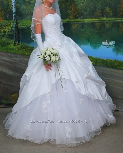 Дизайнерское Свадебное платье Maxima  подарки