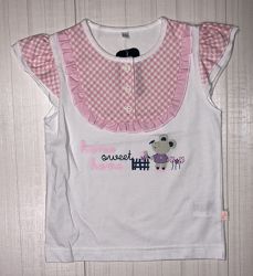 Распродажа летних футболок девочка р 92-128