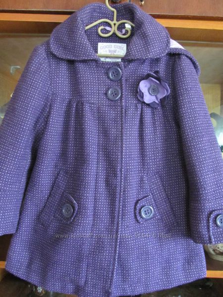 Красивое и теплое пальто Palomino для девочки р. 104.