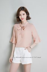 Персиковая блуза