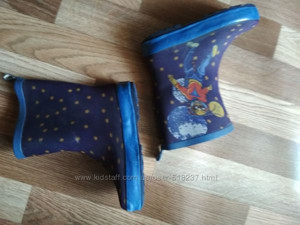 Резиновые детские сапоги 21 размер, обувь оптом