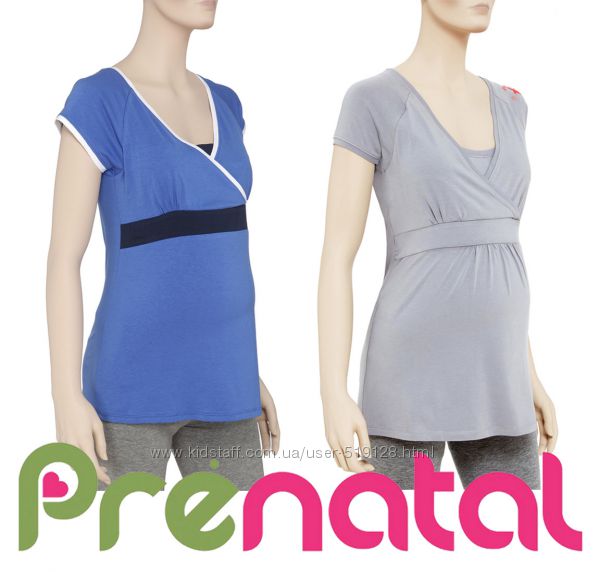Туніки для вагітних та годуючих мам XS, S, L від фірми Prenatal Італія