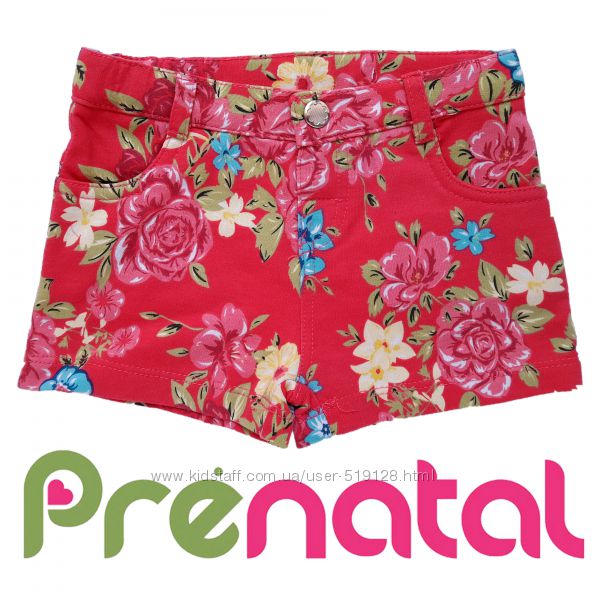 Модні шортики для дівчаток 3-18 місяців від фірми Prenatal Італія