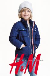 Куртка демісезонна з прихованим капюшоном для хлопців 2-3 роки H&M Швеція