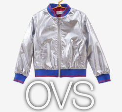 Куртка демісезонна срібляста для дівчинки 8-9 років від OVS Італія