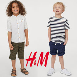 Шорти коттонові для хлопців 3-6 років від H&M Швеція