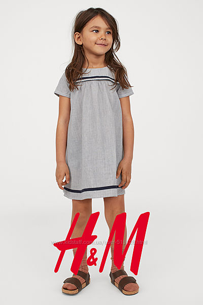 Ексклюзивне літнє плаття для дівчат 5-10 років від H&M Швеція